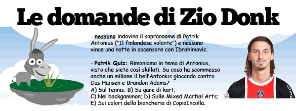 Le domande di Zio Donk Le domande di Zio Donk