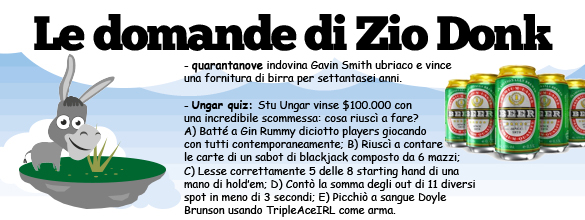 Le domande di Zio Donk Le domande di Zio Donk