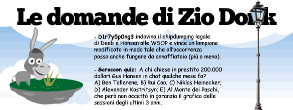 Le domande di Zio Donk Le domande di Zio Donk