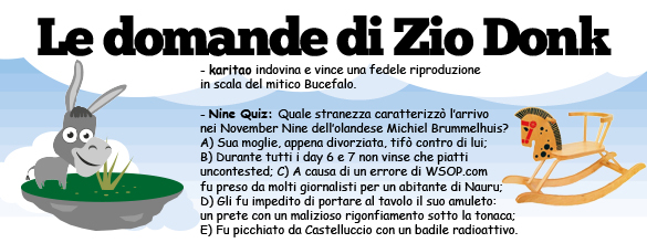 Le domande di Zio Donk Le domande di Zio Donk