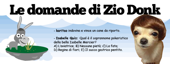Le domande di Zio Donk Le domande di Zio Donk