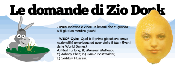 Le domande di Zio Donk Le domande di Zio Donk