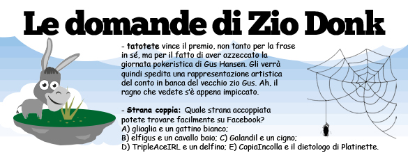 Le domande di Zio Donk Le domande di Zio Donk