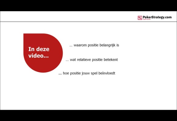 De Basis: Positie De Basis: Positie