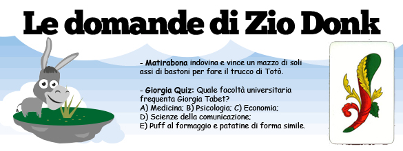 Le domande di Zio Donk Le domande di Zio Donk