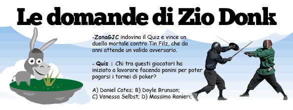 Le domande dello Zio Donk Le domande dello Zio Donk