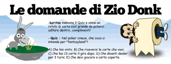 Le domande dello Zio Donk Le domande dello Zio Donk