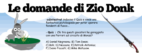 Le domande dello Zio Donk Le domande dello Zio Donk