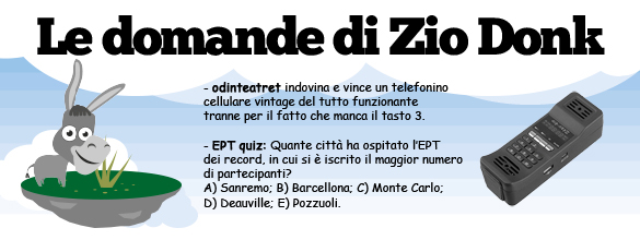 Le domande dello Zio Donk Le domande dello Zio Donk