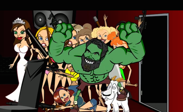 Dan Bilzerian animation video