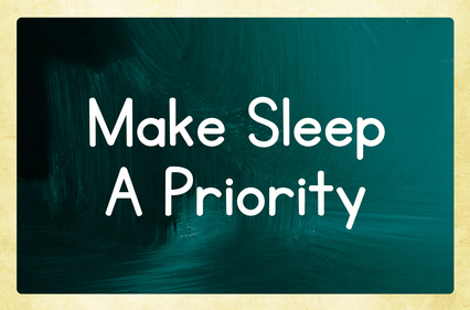 Sen to priorytet Sleep is a priority