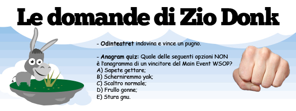 Le domande dello Zio Donk Le domande dello Zio Donk