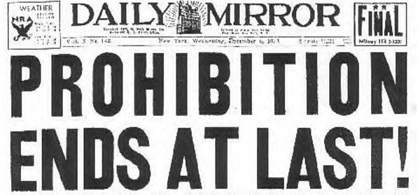 La fin de la prohibition... ou pas !
