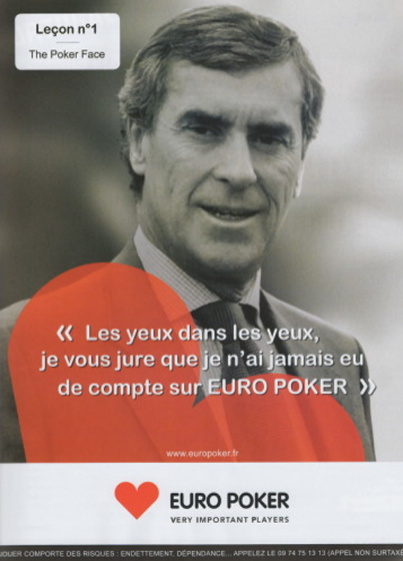 Une publicité qui restera dans l'Histoire du poker en France !