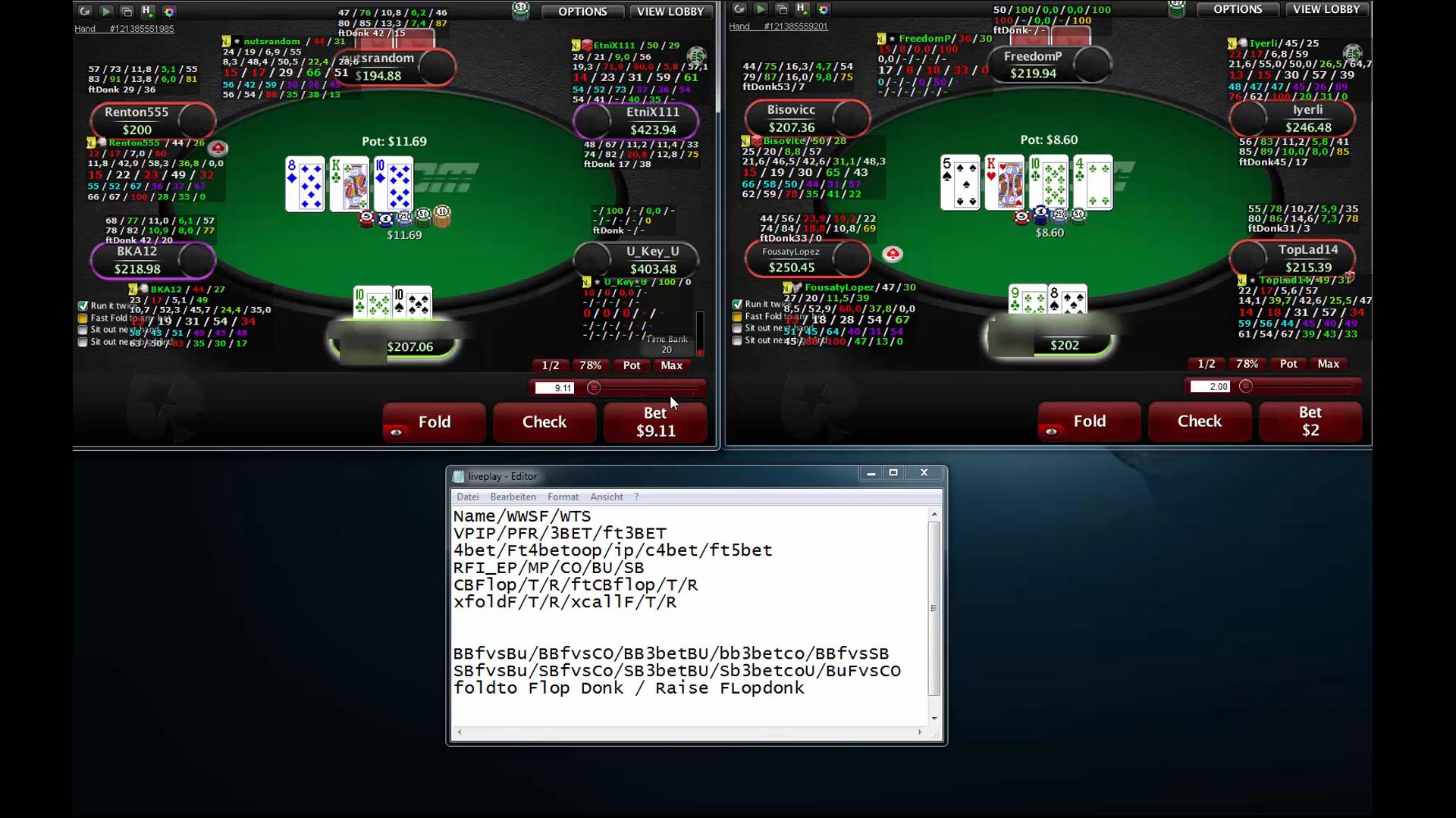 Heads-Up mit Tiltberger