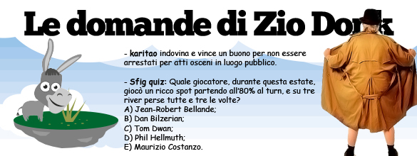 Le domande dello Zio Donk Le domande dello Zio Donk