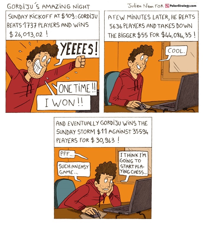 Lustige Pokercartoons
