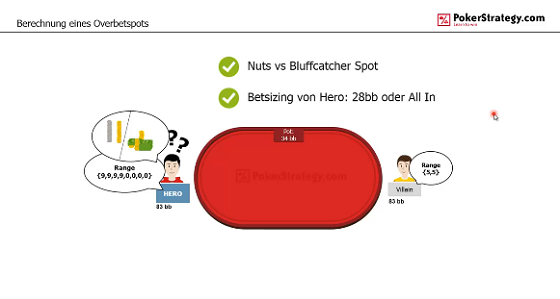 Wann overbette ich? overbets poker range ev