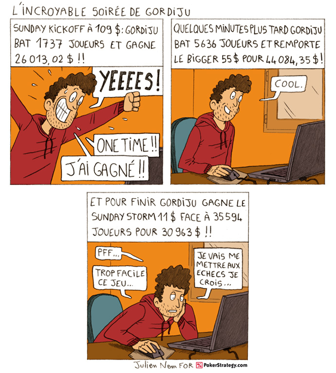 BD de poker humoristique