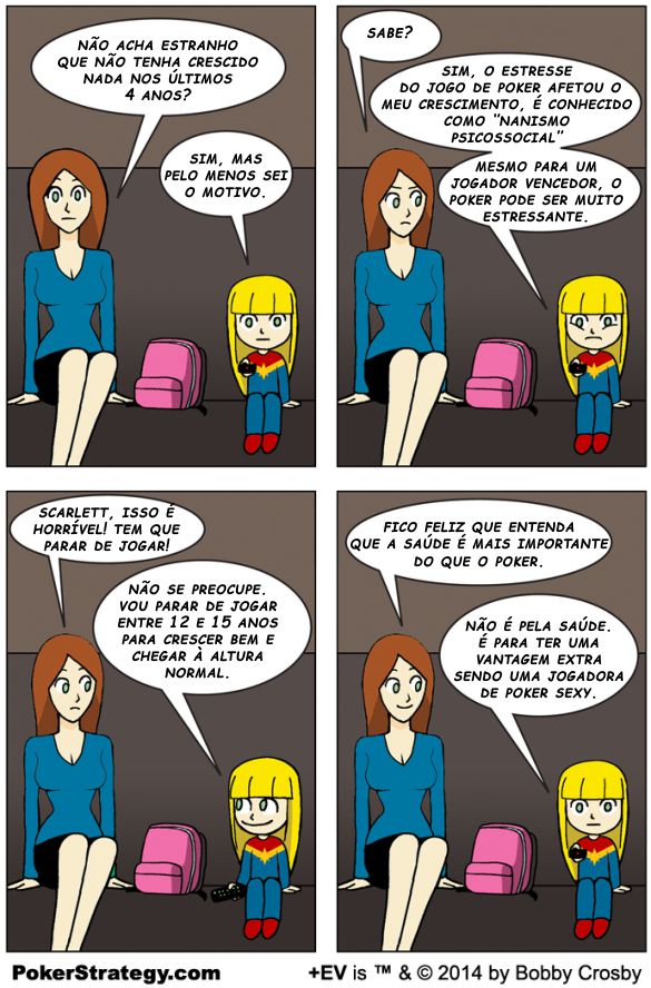Tirinhas de poker divertidas