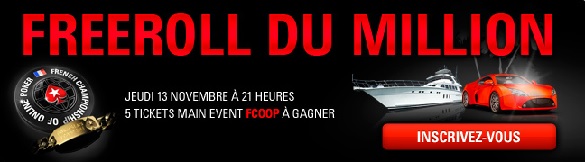 FCOOP FREEROLL DU MILLION FCOOP Freeroll