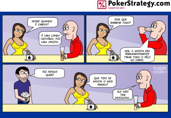 Tirinhas de poker divertidas