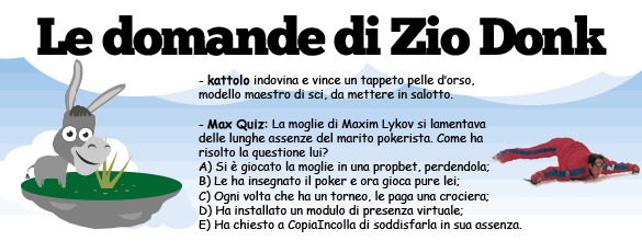 Le domande dello Zio Donk Le domande dello Zio Donk