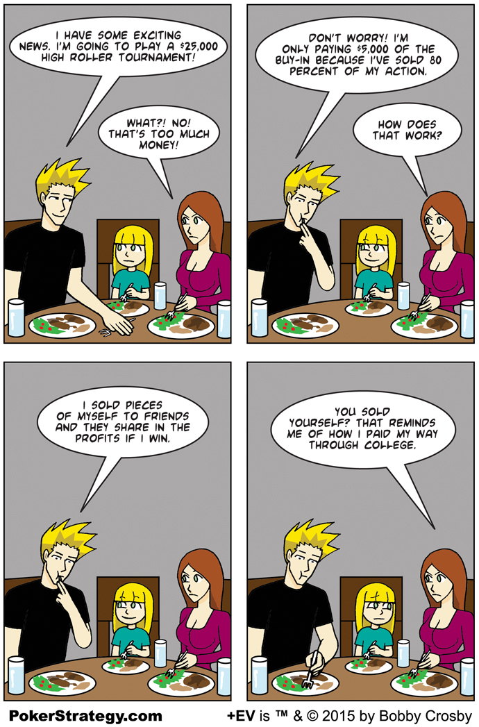 Funny Poker Cartoons Staking