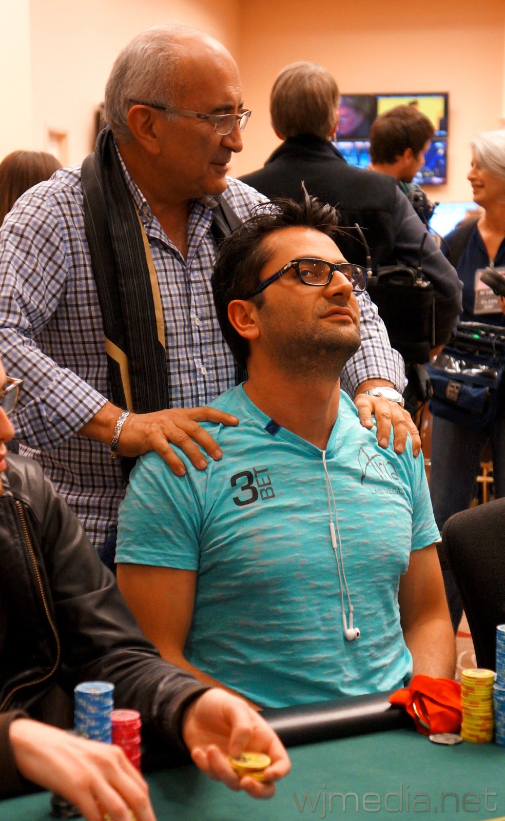 Antonio Esfandiari e suo padre Bejan Esfandiari