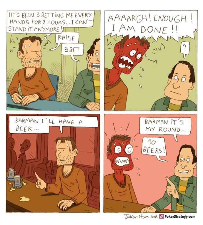 Funny Poker Cartoons Tilt
