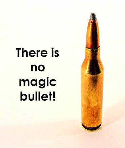 No magic bullets No magic bullets