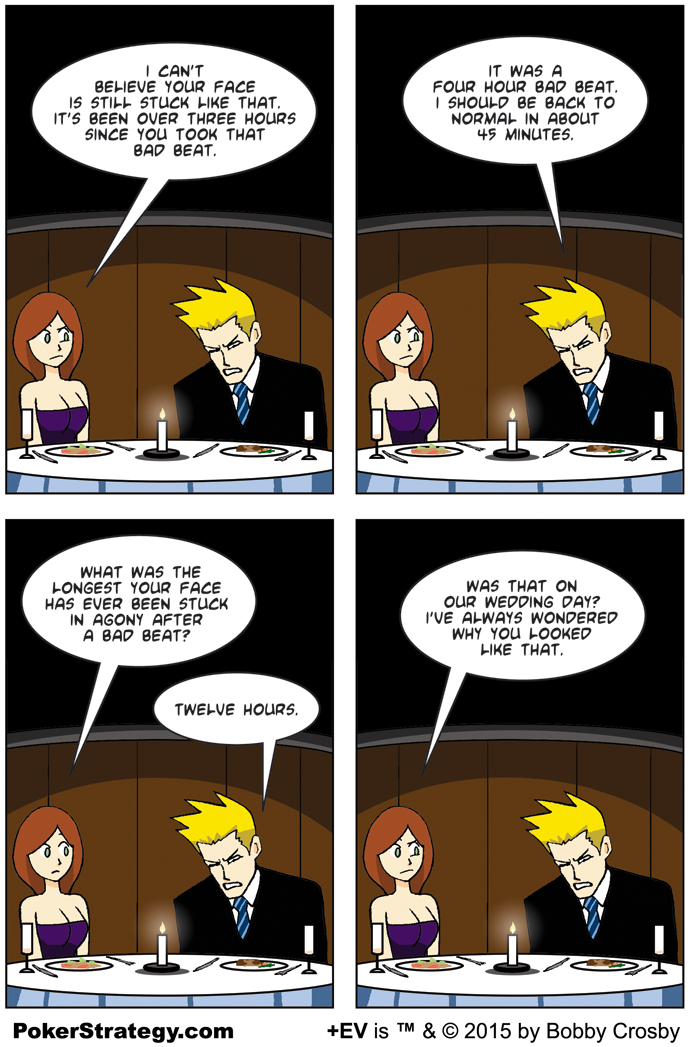 Funny Poker Cartoons Bad Beat