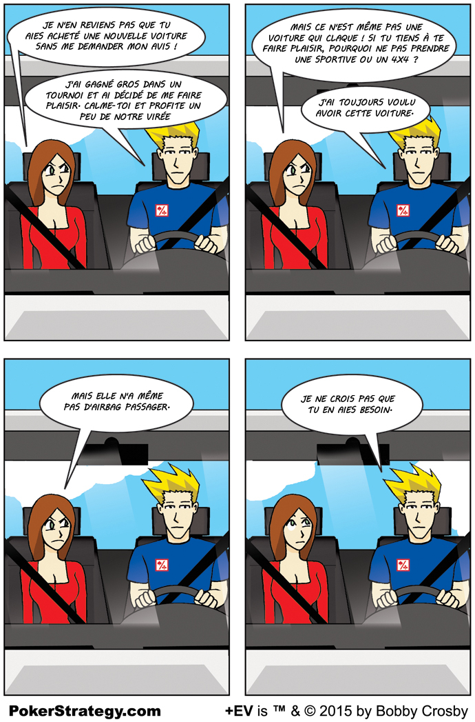 BD de poker humoristique Voiture