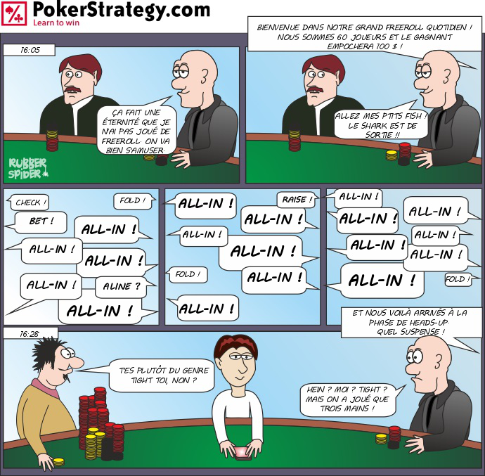 BD de poker humoristique Tight