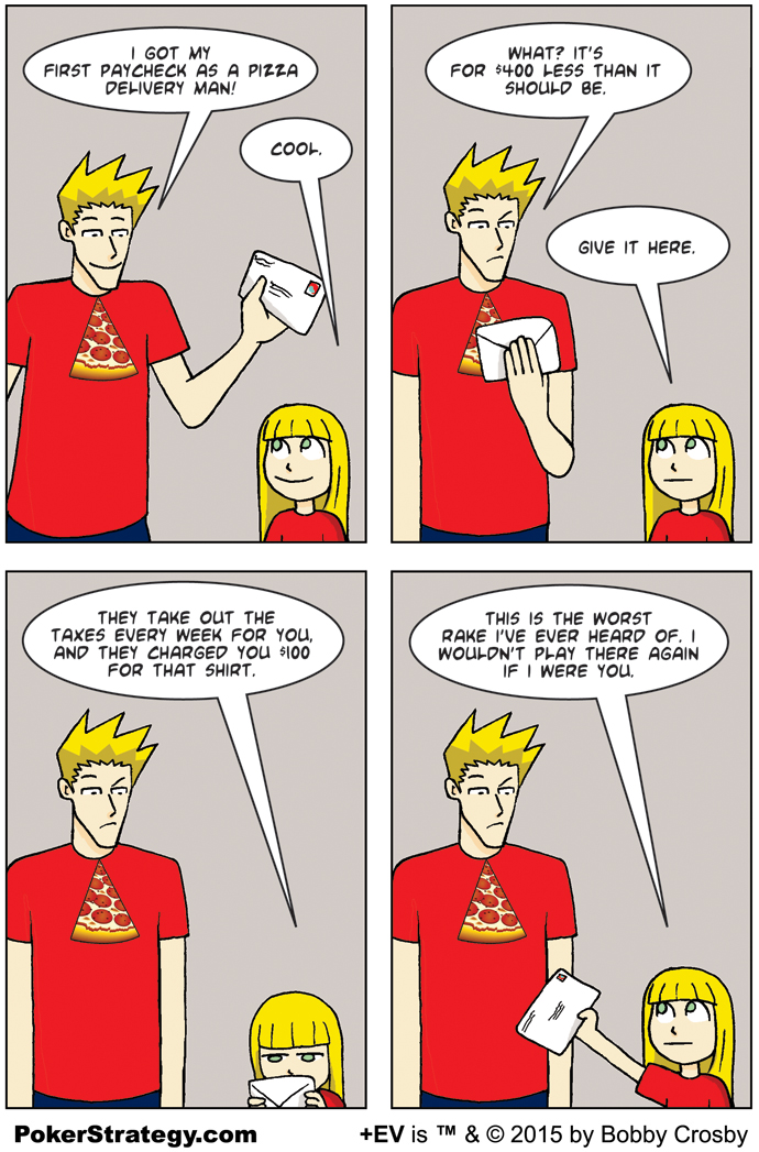 Funny Poker Cartoons Salary