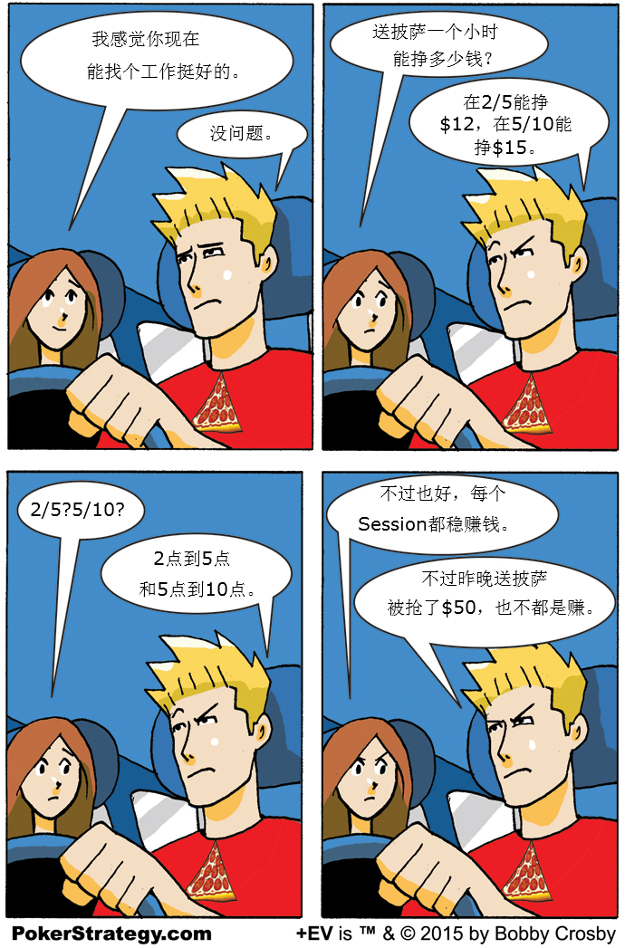 趣味扑克卡通 不输钱的Session