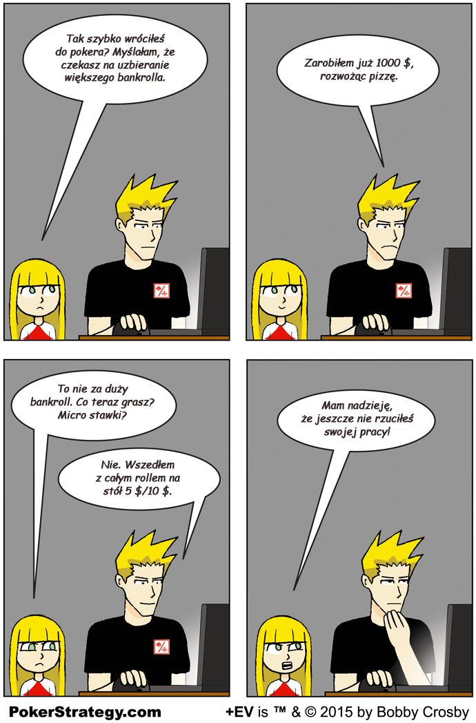 Śmieszny Pokerowy Komiks Hazard