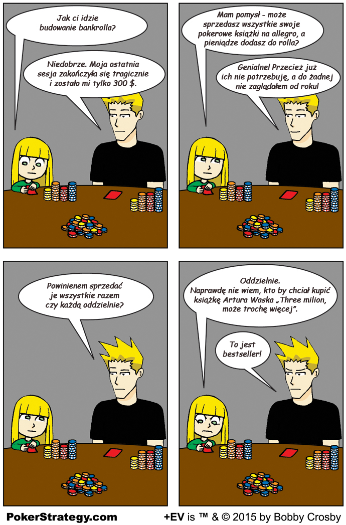 Śmieszny Pokerowy Komiks Pokerowe książki