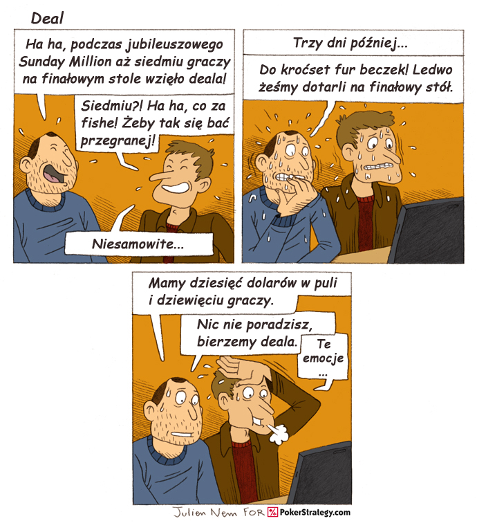Śmieszny Pokerowy Komiks Deal