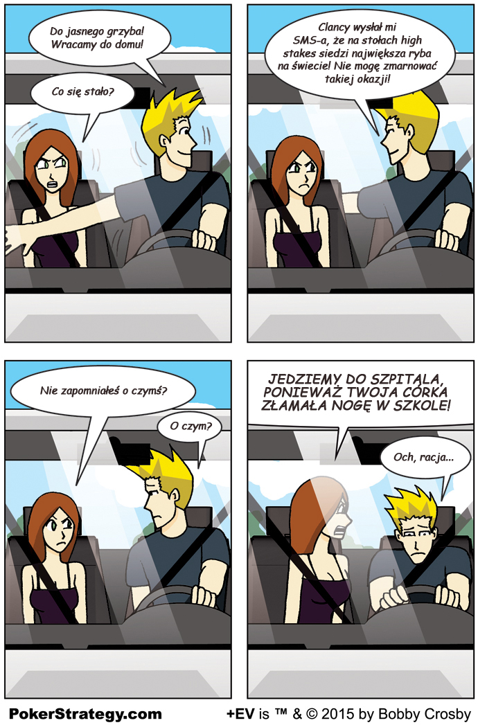 Śmieszny Pokerowy Komiks 