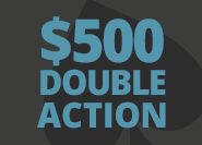 $500 double action freerolls