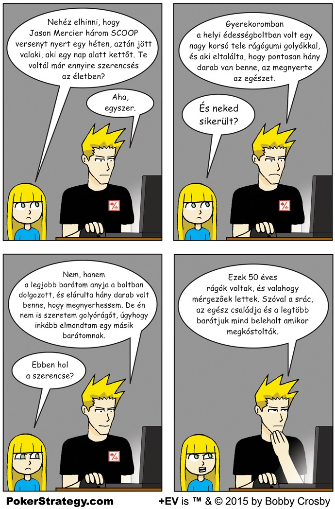 Vicces póker képregény Szerencse
