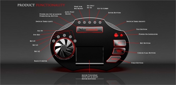 Wireless poker controller