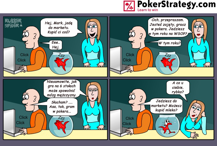 Śmieszny Pokerowy Komiks Multitabling