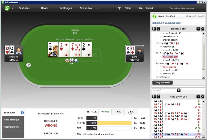 PokerSnowie PokerSnowie