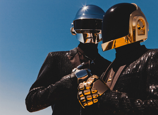 Les deux robots du groupe Daft Punk Les deux robots du groupe Daft Punk
