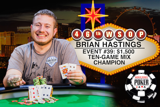 Brian Hastings Brian Hastings wins 3rd WSOP bracelet