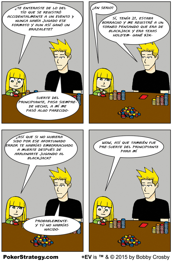 Tiras de poker divertidas Suerte