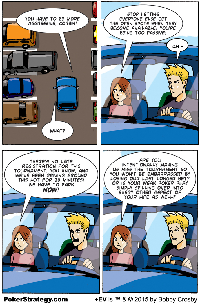Funny Poker Cartoons Passive