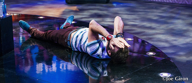 Daniel Negreanu dopo l'eliminazione Daniel Negreanu